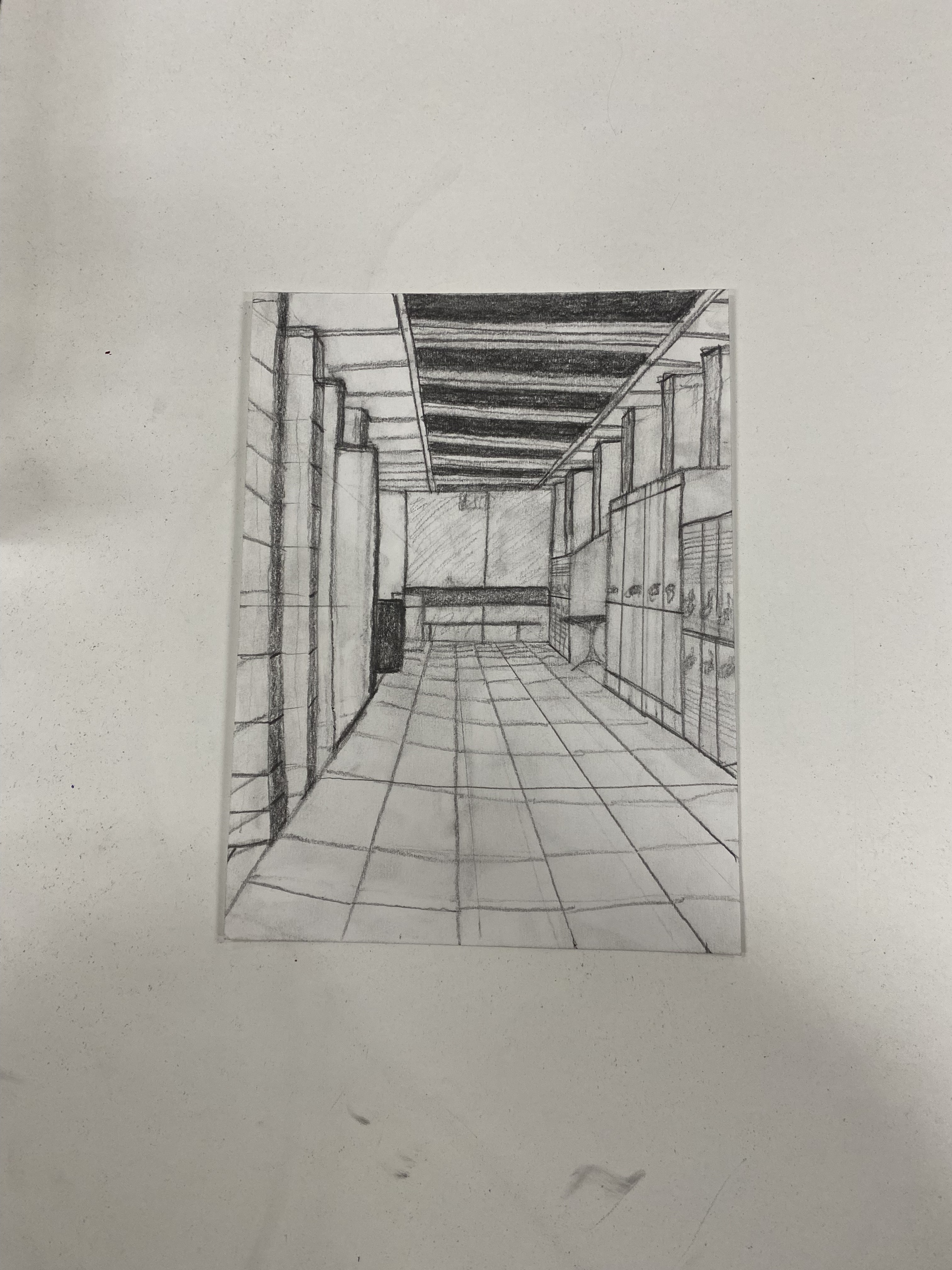 One-Point Perspective (2022) — Medium, dimensions, 2022