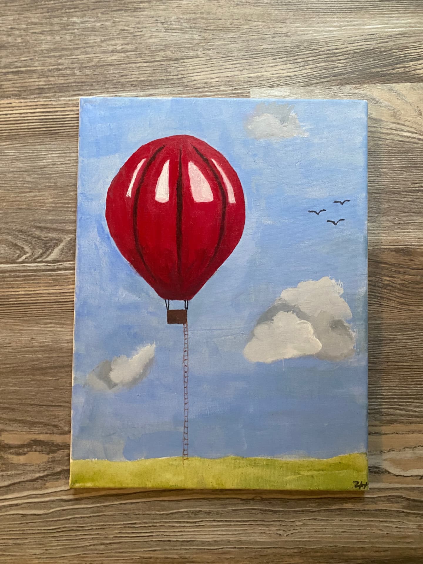 Untitled (2021 or earlier) — Acrylic on canvas, dimensions, year