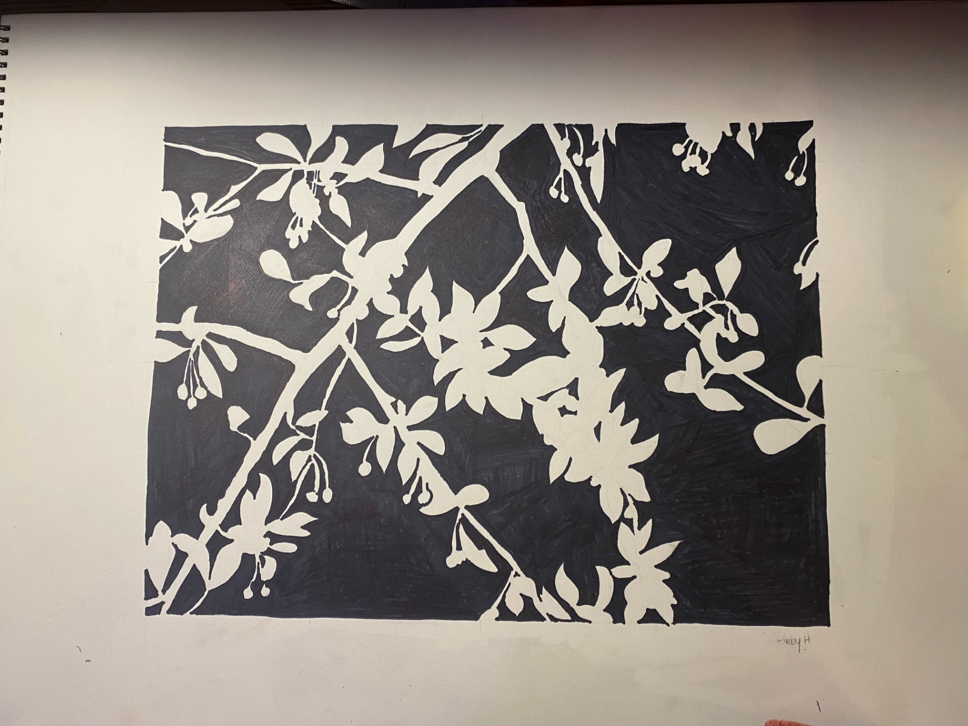Negative Space Plant (2022) — Medium, dimensions, 2022