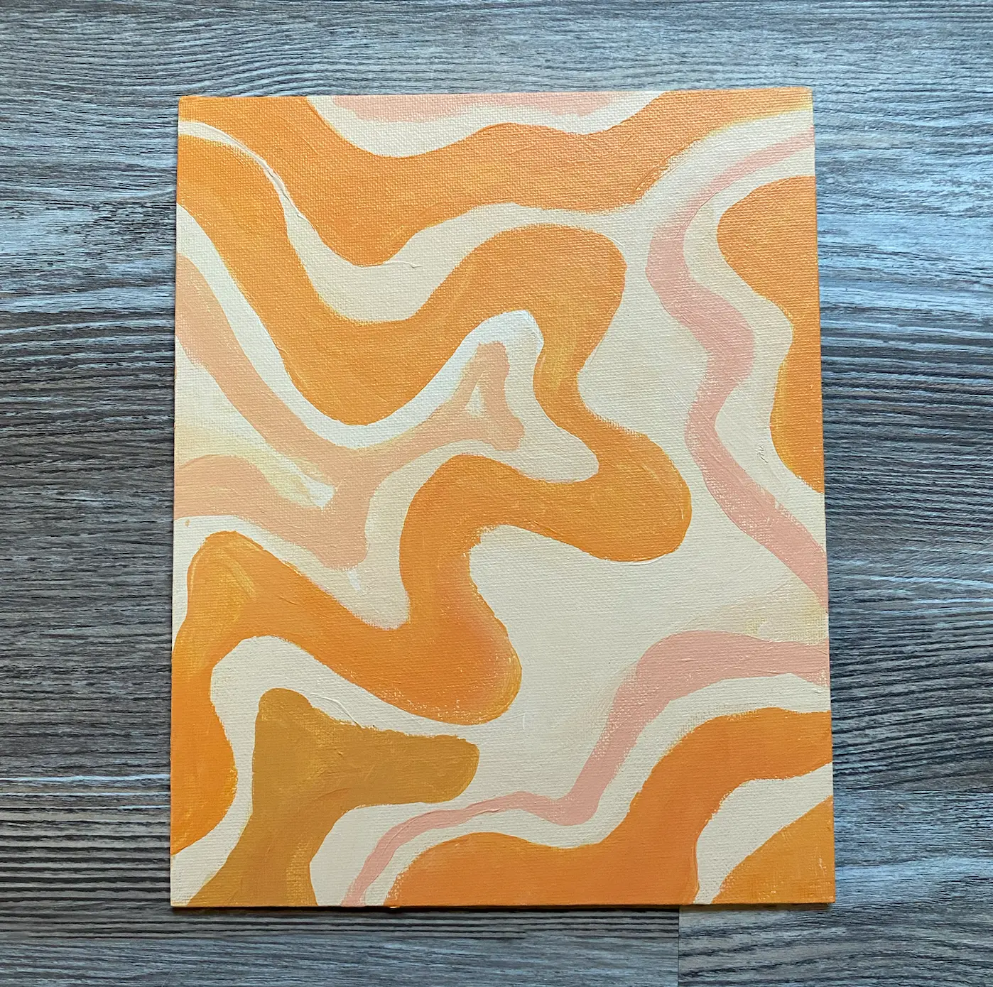 Untitled (2021 or earlier) — Acrylic on canvas, dimensions, year