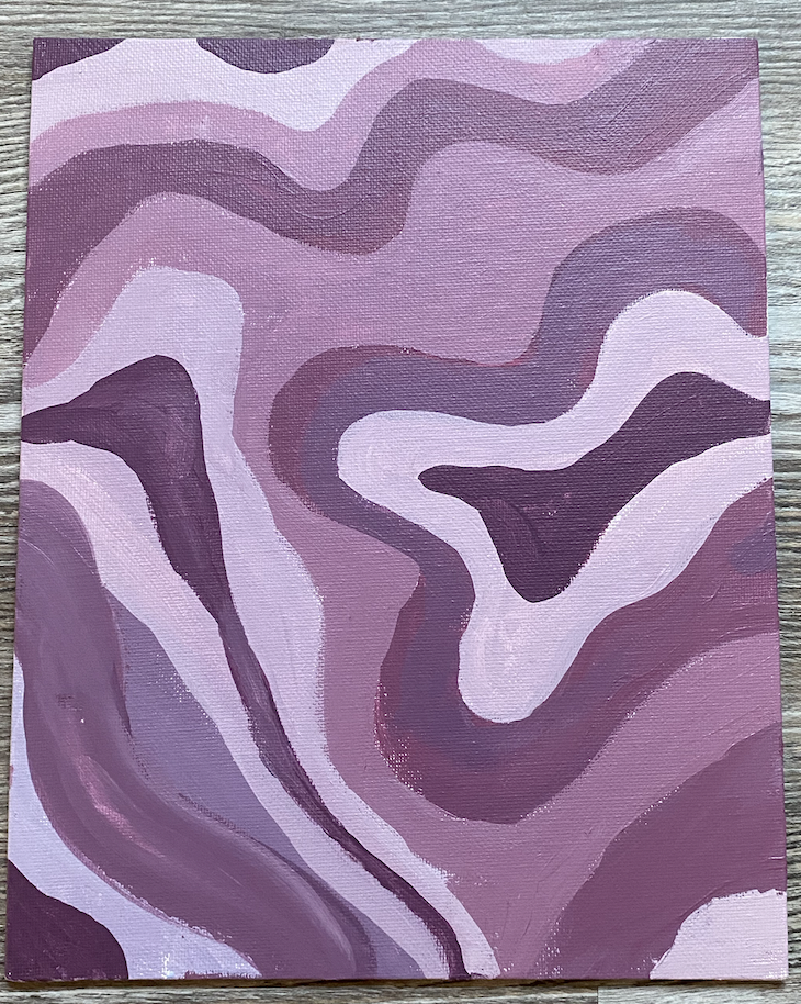 Untitled (2021 or earlier) — Acrylic on canvas, dimensions, year