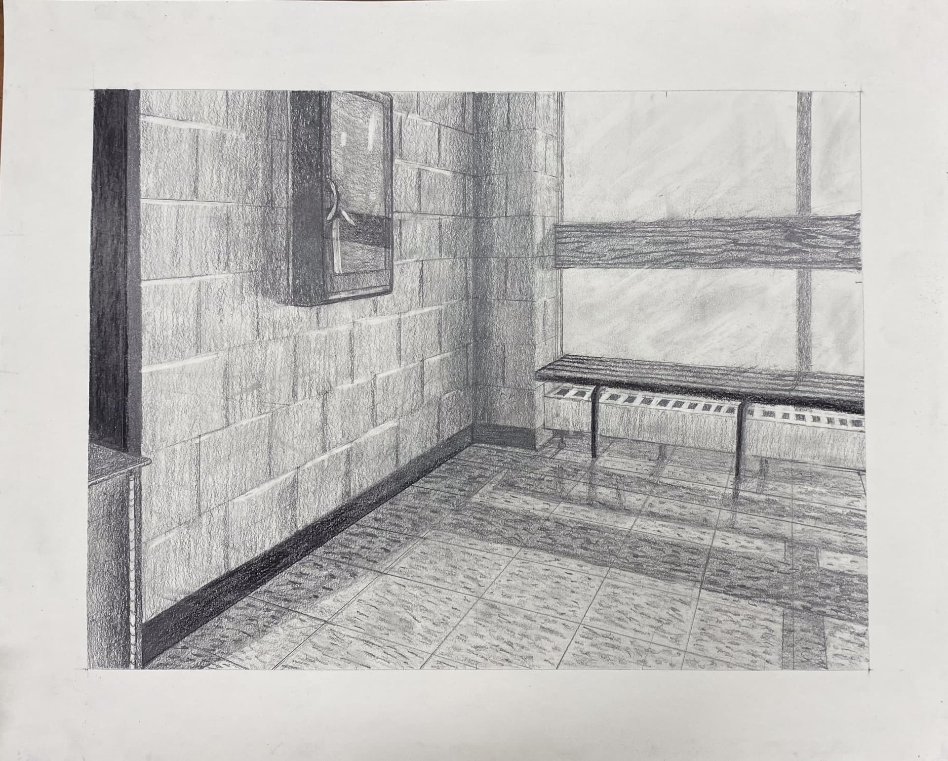 Perspective Interior (2022) — Medium, dimensions, 2022